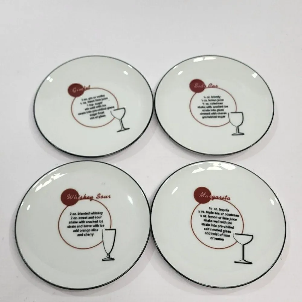 Set of 8 - Pottery Barn Retro Bar Cocktail Lingo Recipes‎ 4.25